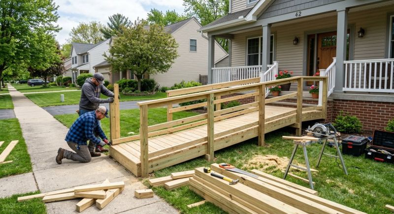 Porch Ramp Building Service