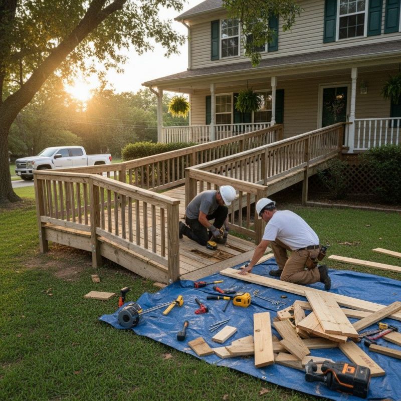 Porch Ramp Building